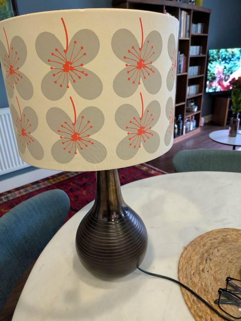 Habitat table lamp and shade