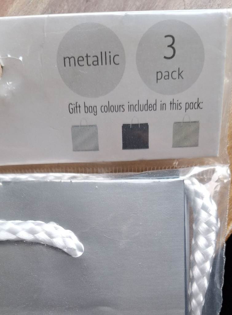 Gift Bags Metallic New