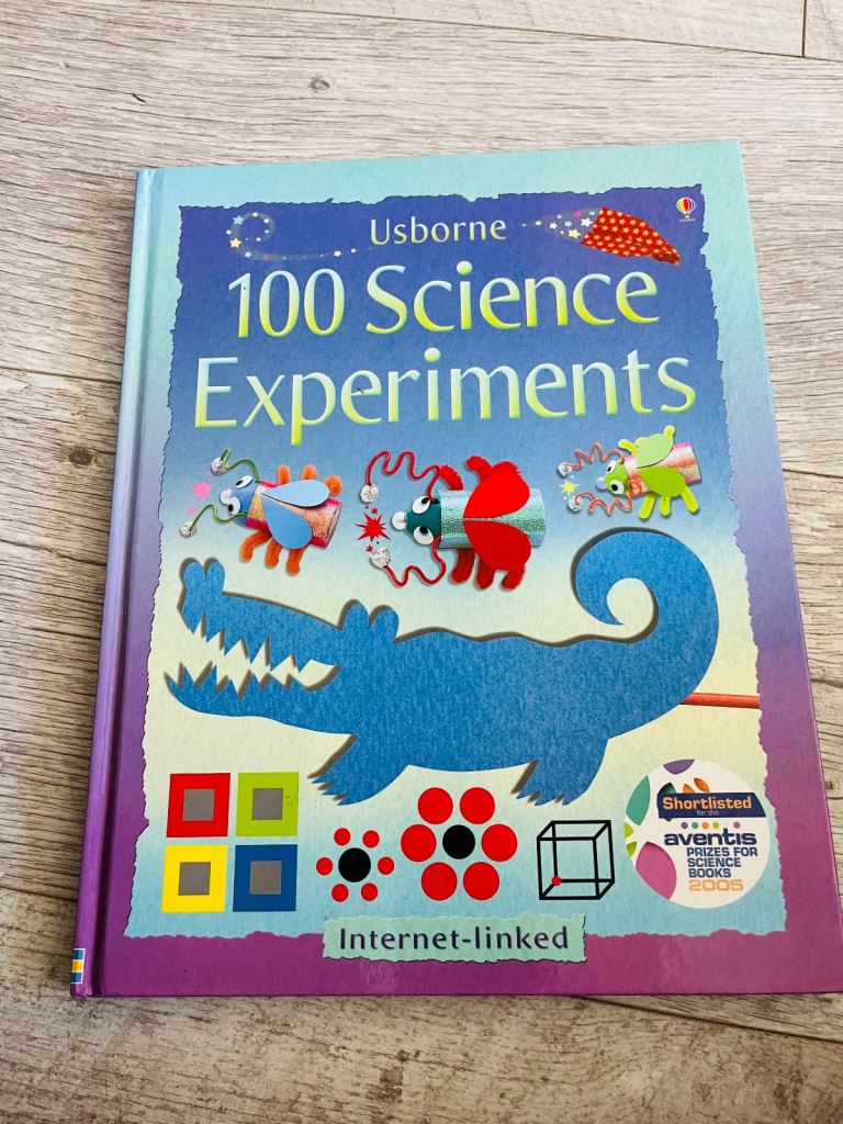 New - Usborne 100 Science Experiments hardback book
