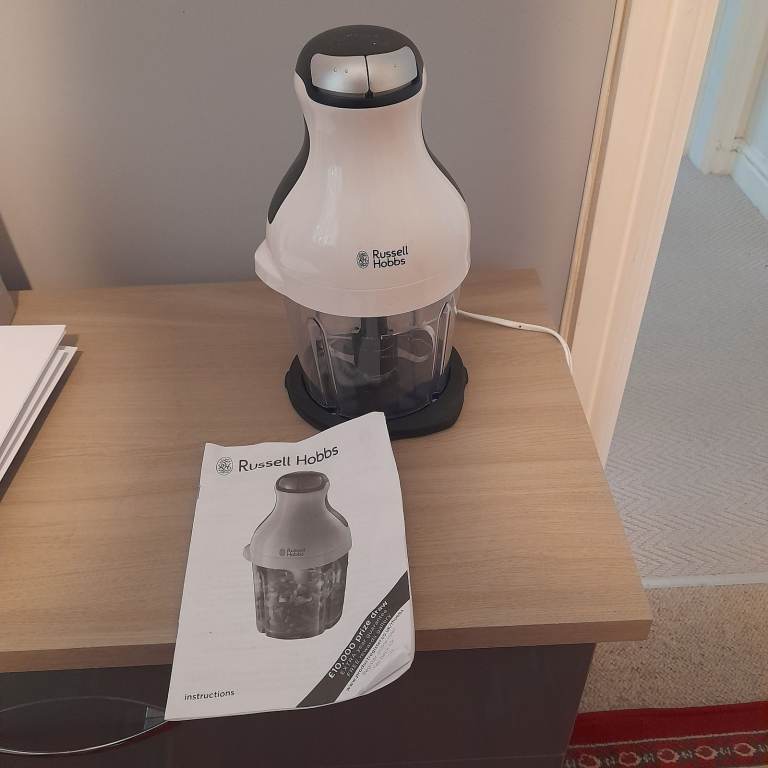 Russell Hobbs Food Chopper blender –  As New, With Manual