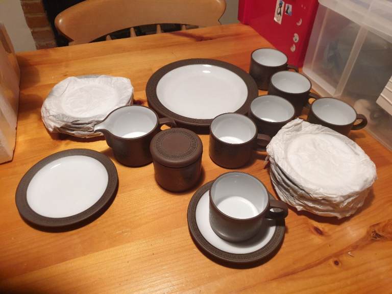 Hornsea pottery tea set Palatine 1977