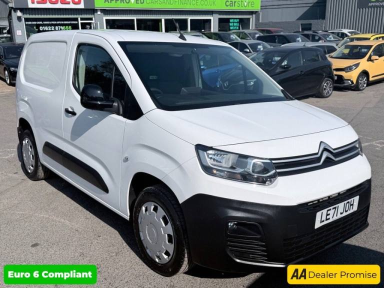 2022 Citroen Berlingo White 1.5 BlueHDi Enterprise M Pro van, 38,000 miles, Euro 6, 6-Speed manua...
