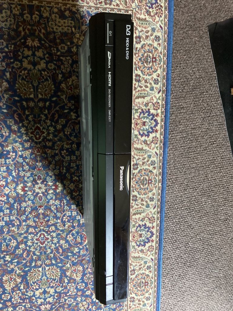 Panasonic HDD DVD Recorder – Black, Good Condition