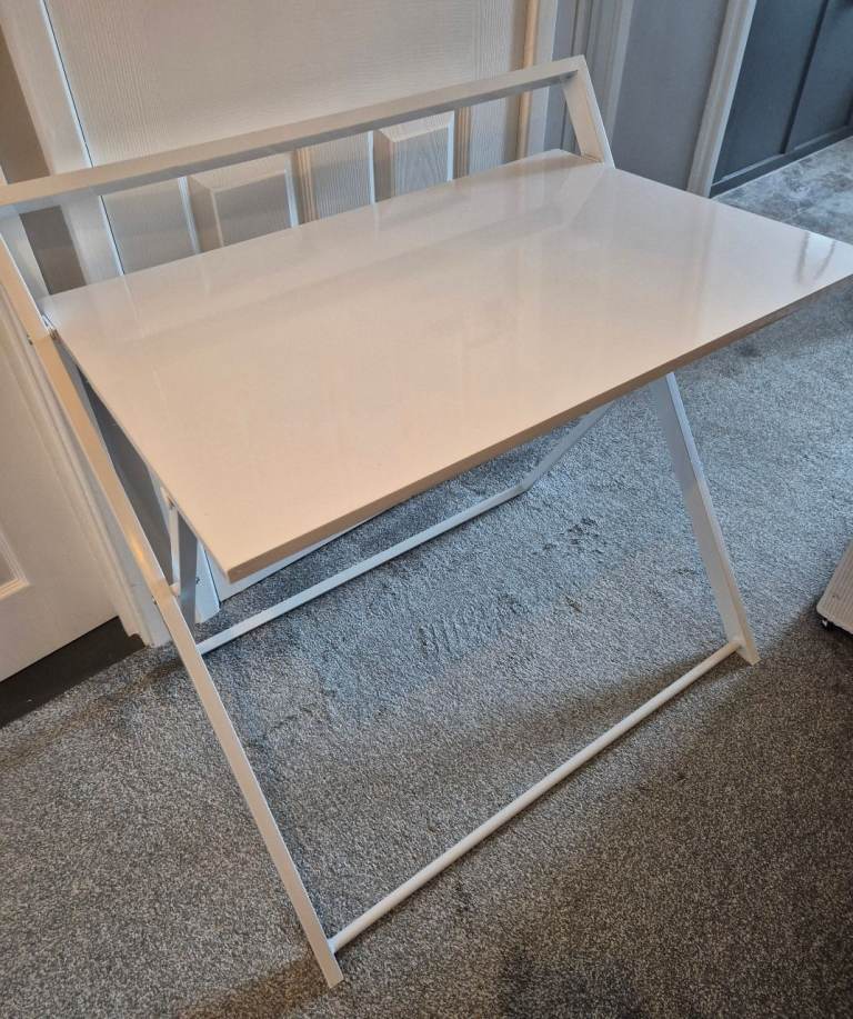 Habitat white folding desk