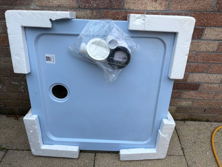 Mira flight low square shower tray