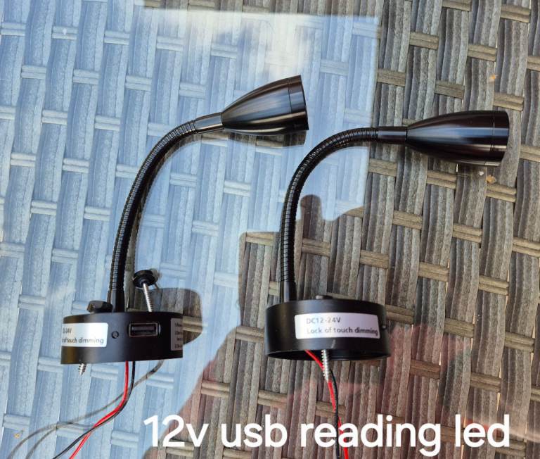Reading Lights 12v with usb