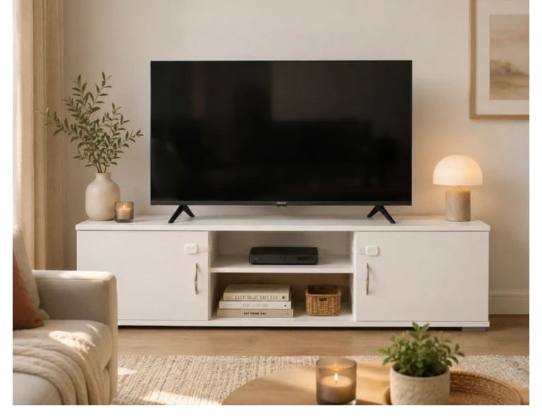 White TV Cabinet / Media Unit – new without packaging 