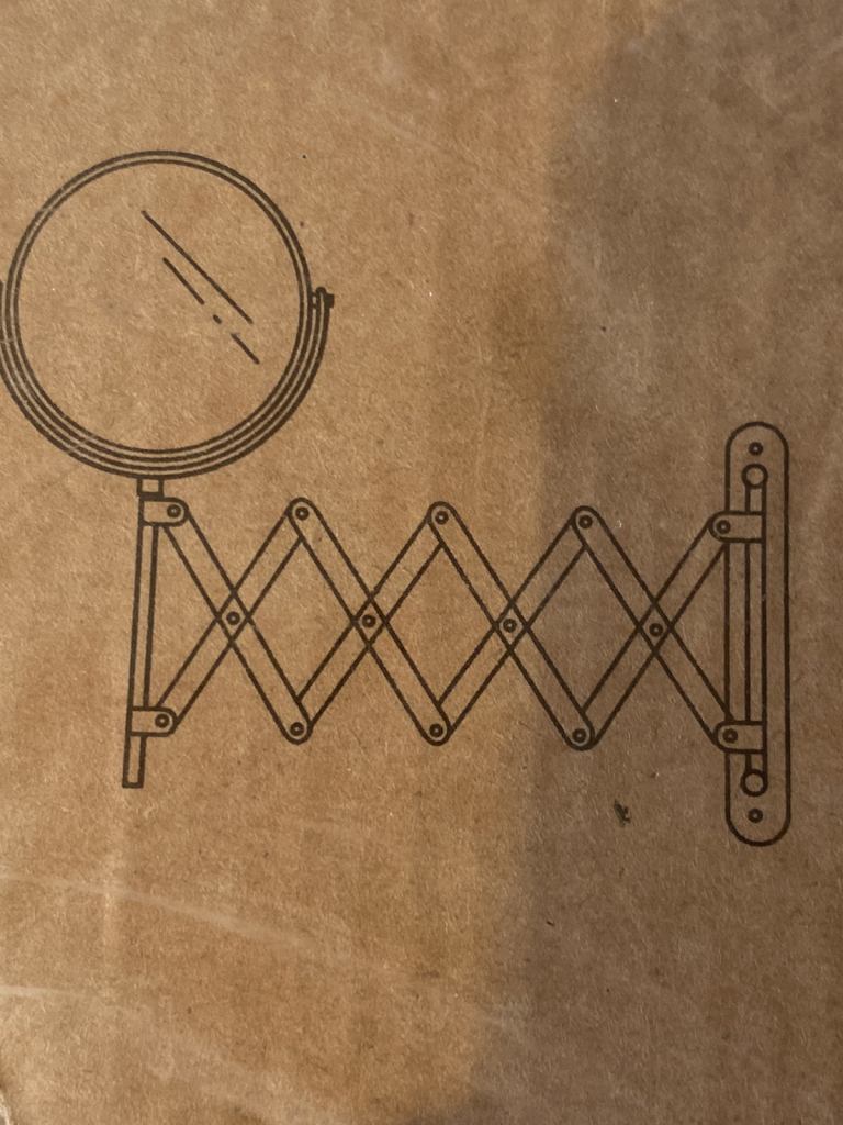 IKEA Frack wall mirror. 