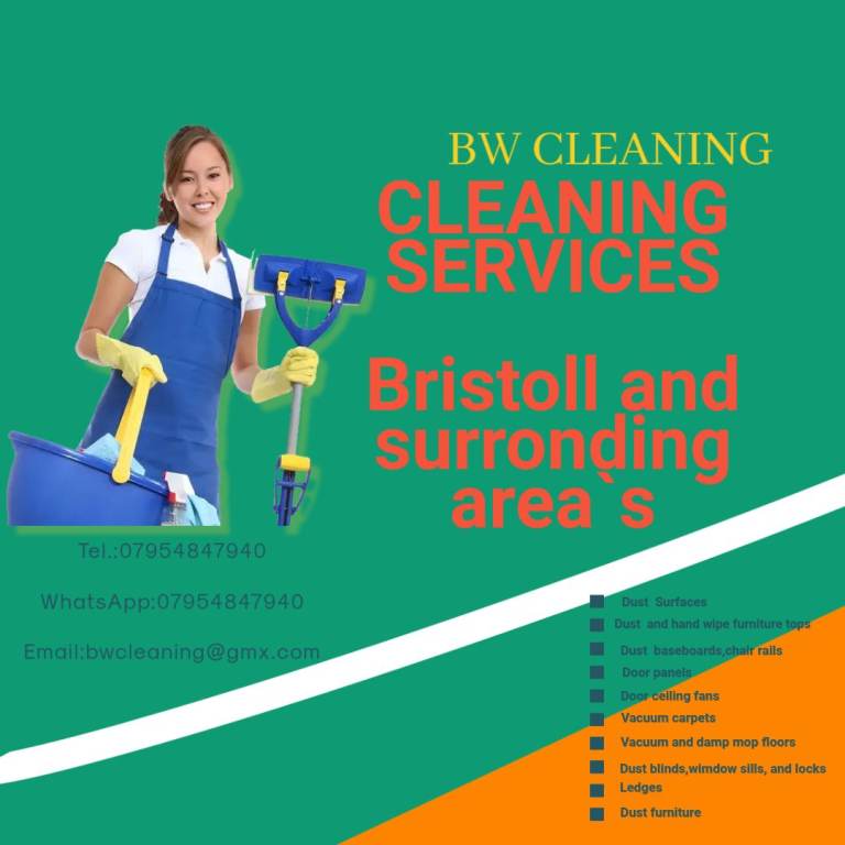 Reliable cleaners avaliable in BRISOL and surronding areas.