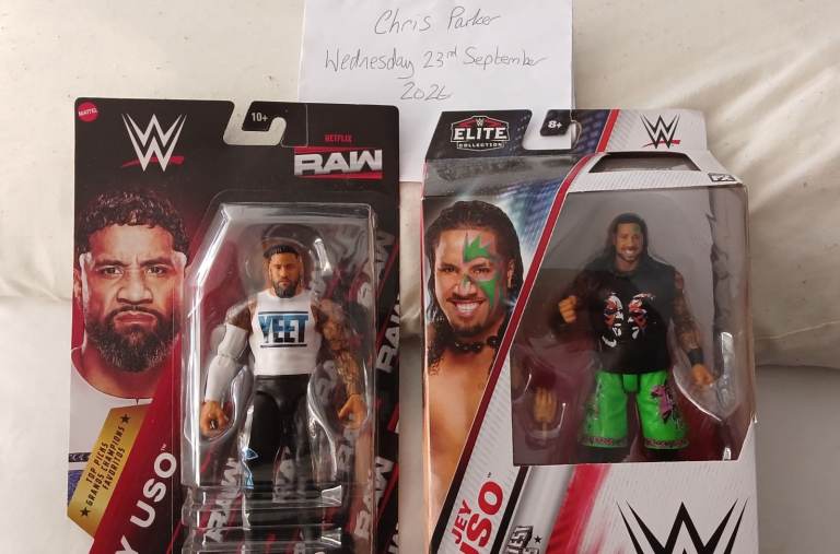 New WWE Jey Uso Action Figures - Unopened