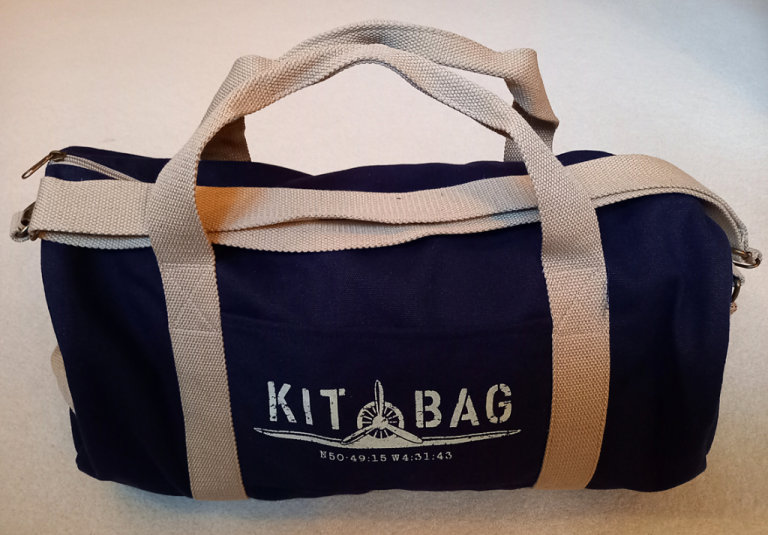 BNWT Navy Blue Canvas Holdall Duffle 'TECHNICAL KIT BAG' Aviation 48 x 25 x 25cm