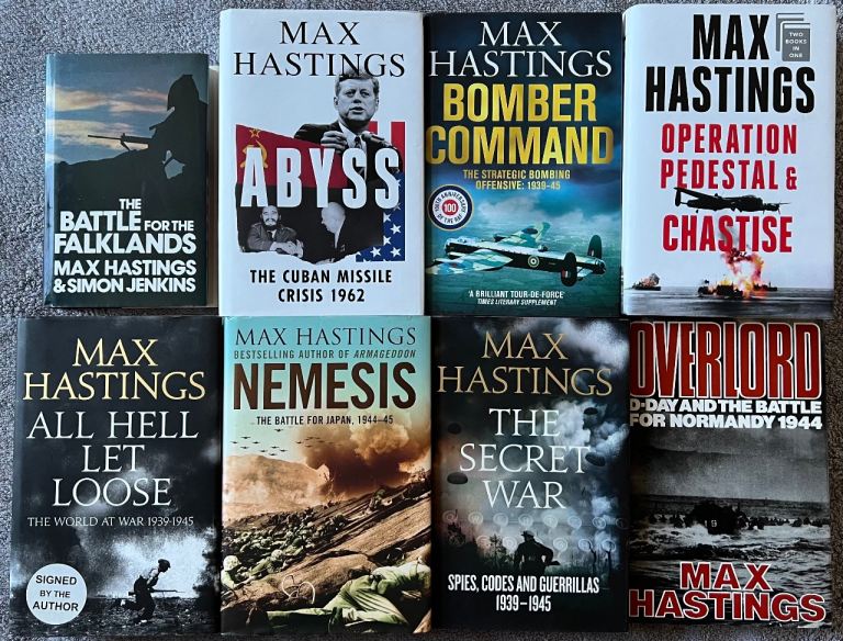 Max Hastings - Collection of 8 Military History Books - Hardback - Good Condition