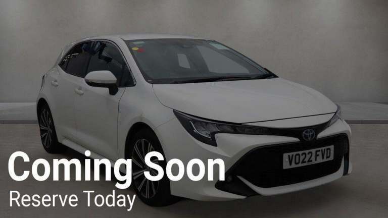 2022 Toyota Corolla 1.8 VVT-i Hybrid Design 5dr CVT HATCHBACK PETROL/ELECTRIC Automatic