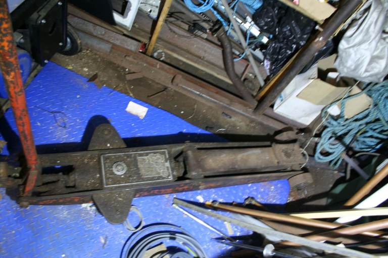 vintage high lift epco trolly jack