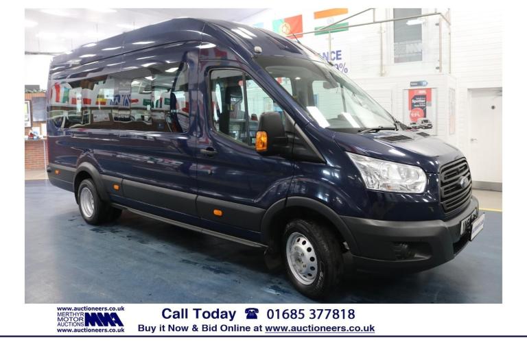 2017 - 67 - FORD TRANSIT T460 2.2TDCI ECONETICTECH 125PS 17 SEAT MINIBUS EURO 6