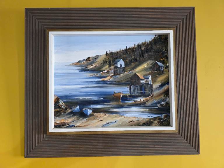 Original - Don Scott (1933-2005) - Oil Painting on Board - Framed