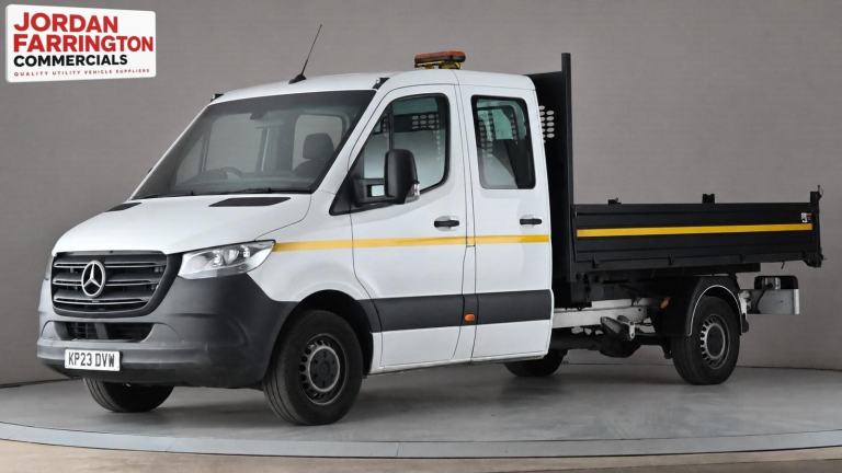 2023 MERCEDES BENZ SPRINTER 314 RWD STEEL BODY DOUBLE / CREW CAB TIPPER
