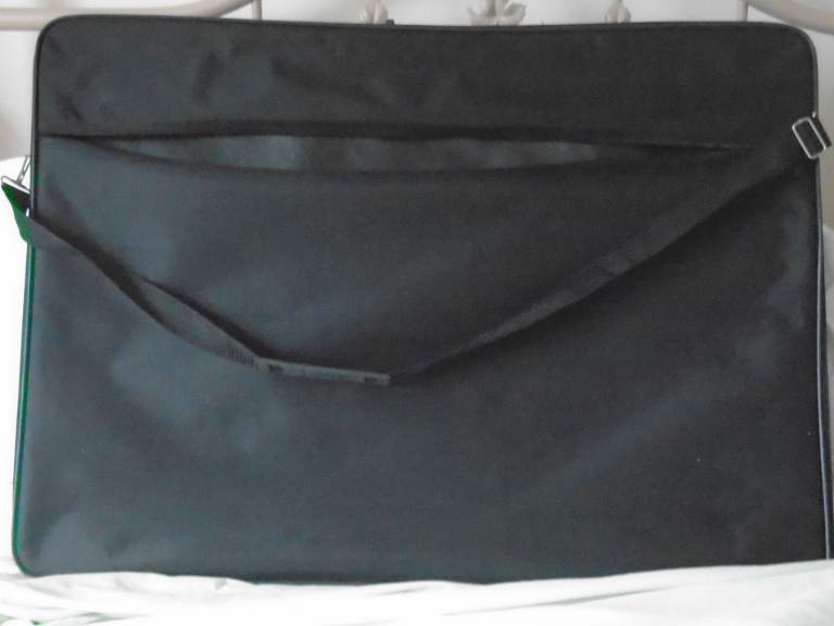 Artway large portfolio carry case bag with should strap, art drawings sketches