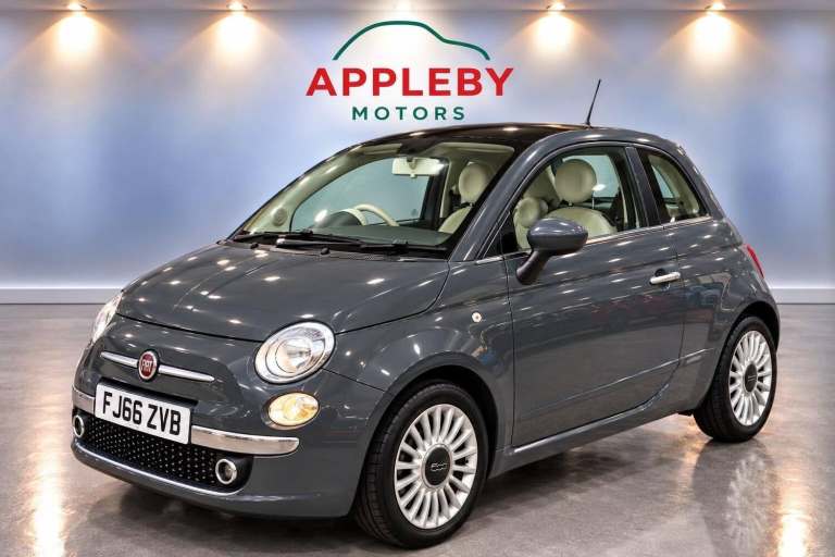 2016 Fiat 500 1.2 Lounge Euro 6 (s/s) 3dr Hatchback Petrol Manual