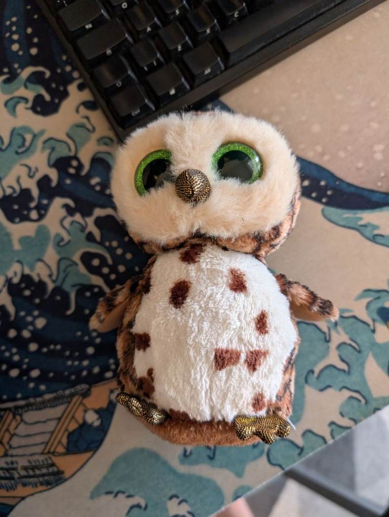 TySilk Sammy owl toy