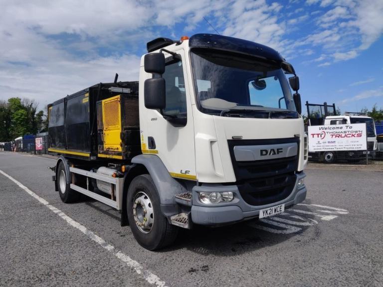 2021 DAF LF 260 18 Ton Gross with Thompson Tipping Hotbox
