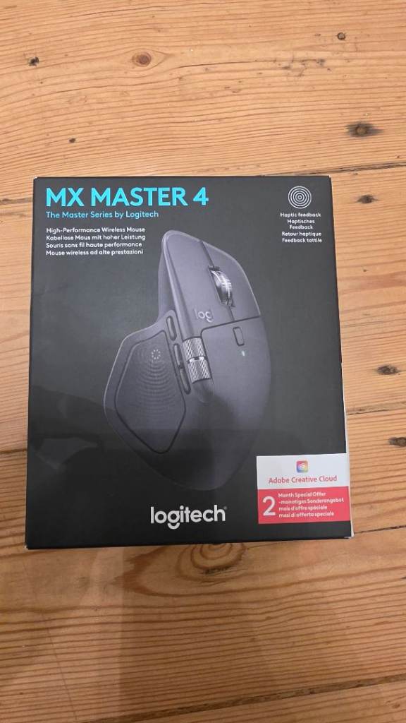 Logitech MX Master 4 Wireless Mouse – Brand New, Unopened