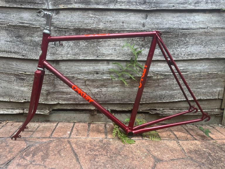 Vintage bike frame and brakes