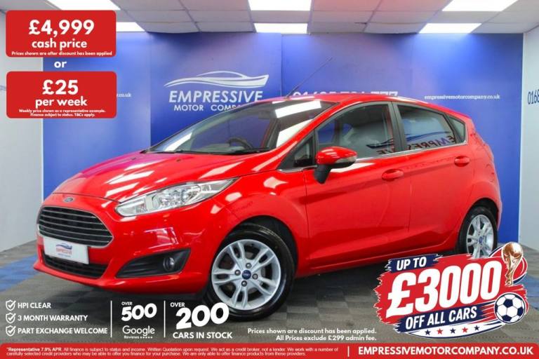 2015 64 FORD FIESTA 1.0T ECOBOOST ZETEC HATCHBACK 5DR PETROL MANUAL EURO 5 (S/S)