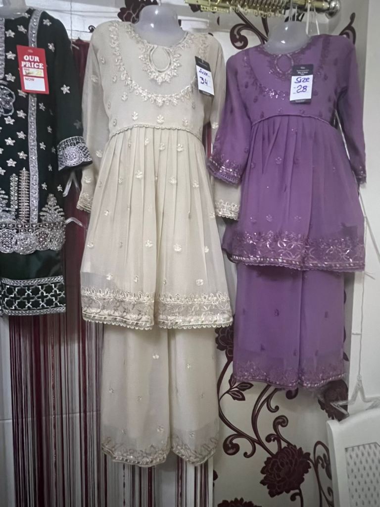 Girls shawlar and kameez (3 piece) suits 