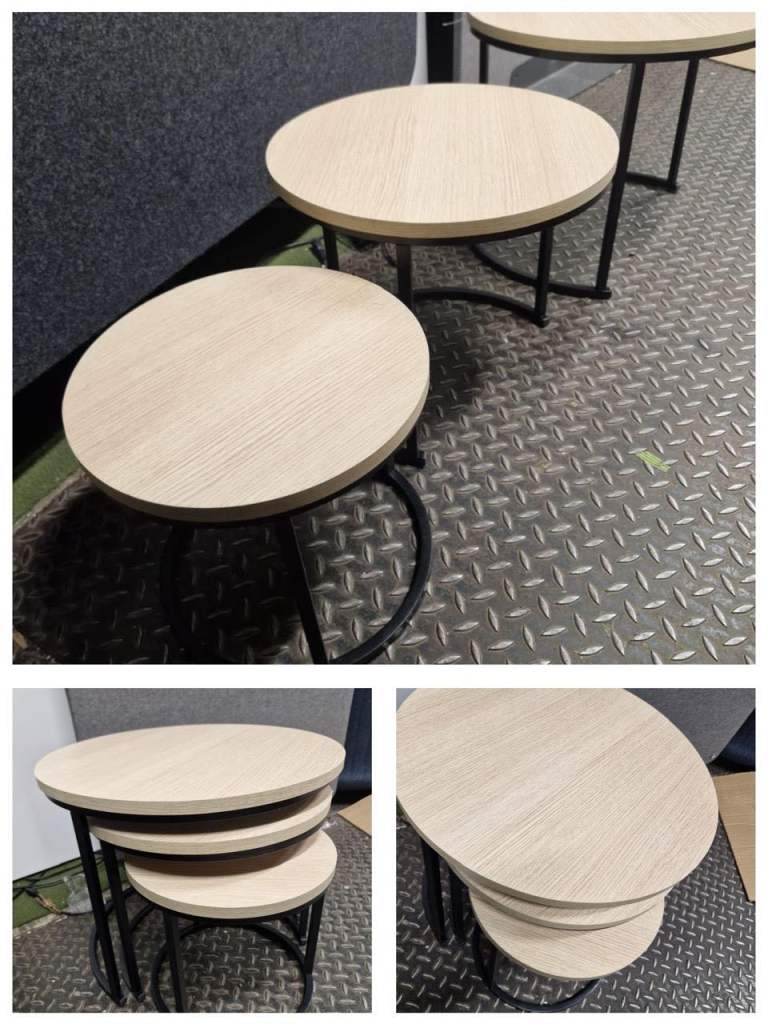 Nest of coffee tables (set of 3) 10 available £80 each