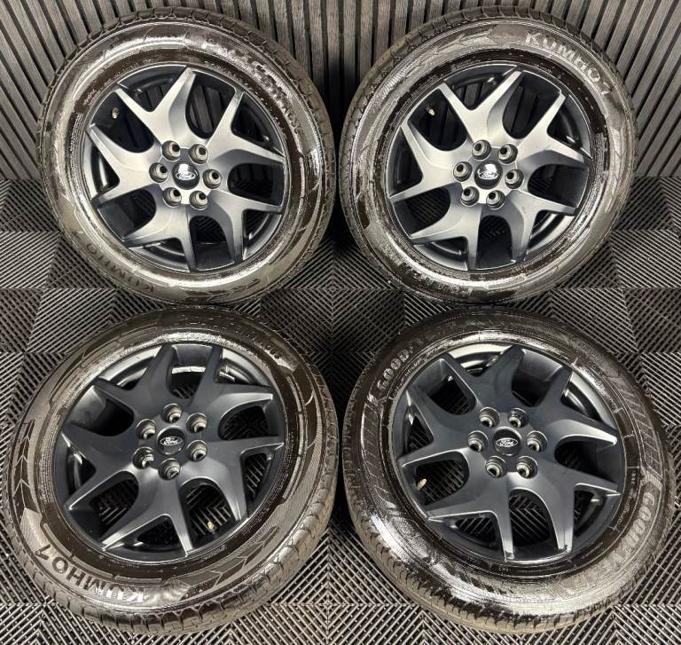 17" GENUINE FORD TRANSIT CUSTOM GREY ALLOY WHEELS TYRES MK9 2024