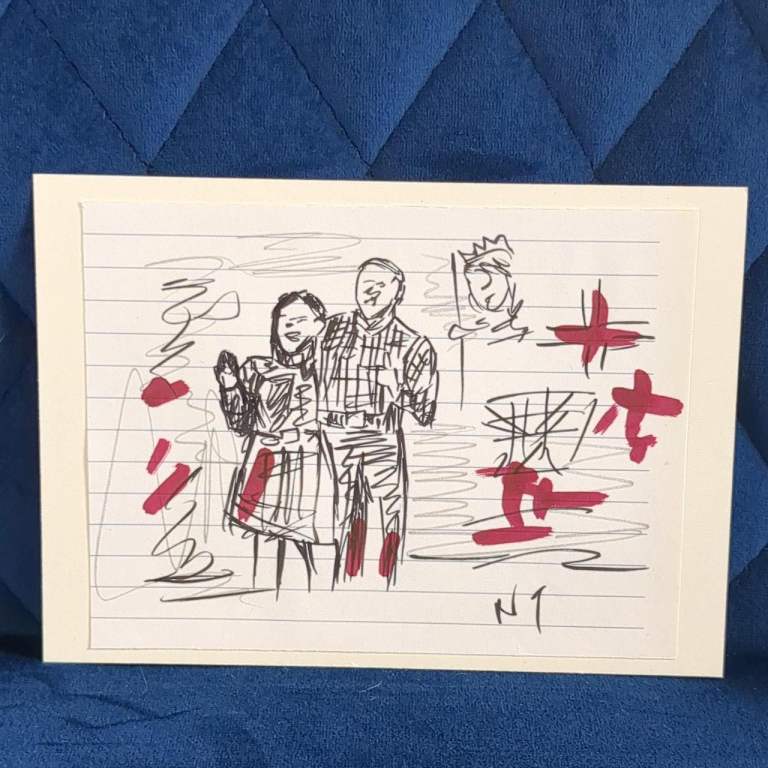 Hand drawn sketch 'A Day Out' #sketch #artwork 