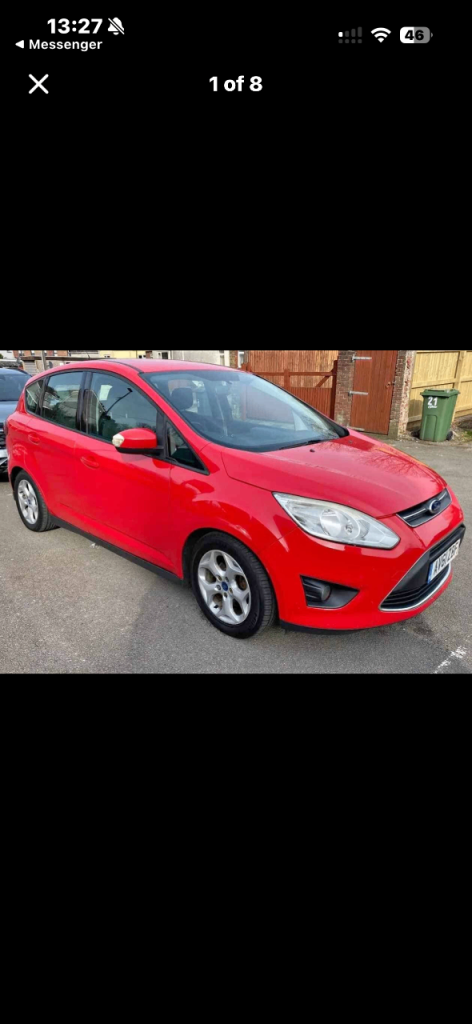Ford, C-MAX, MPV, 2012, Manual, 1560 (cc), 5 doors