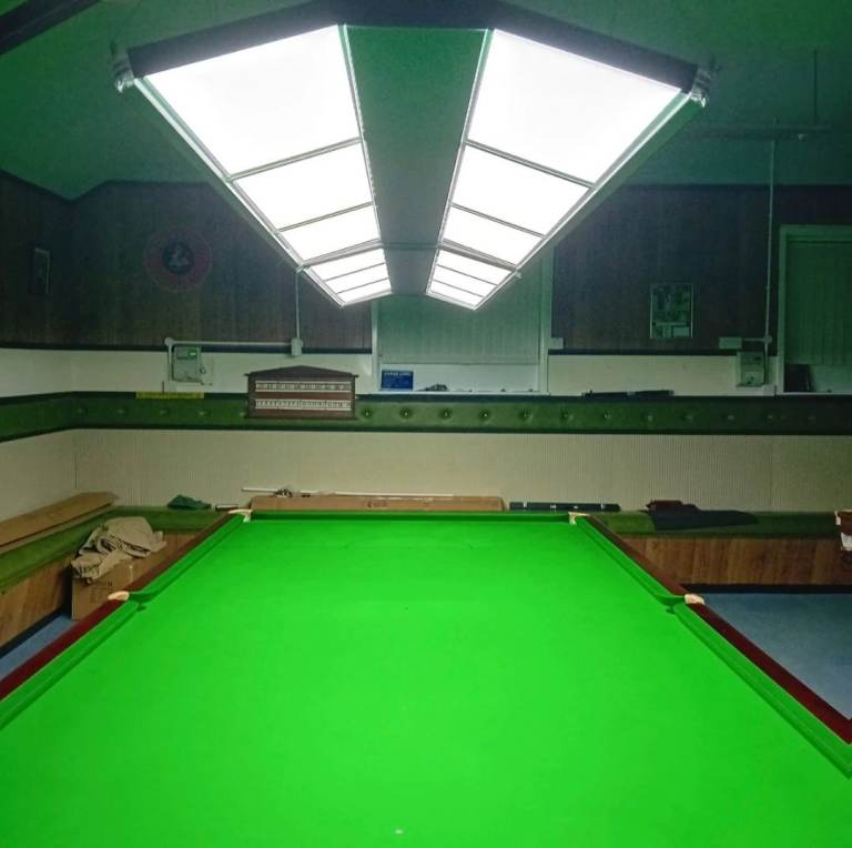Snooker table light modern LED 12 panel (2 x 6) 24W. With cable kit.