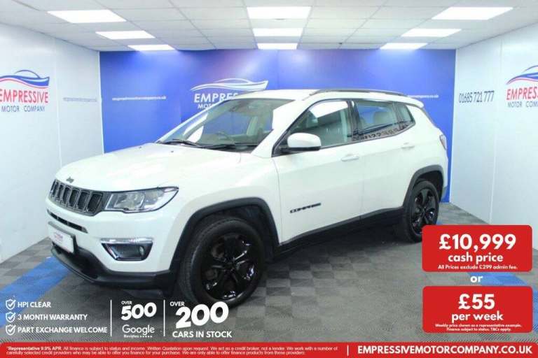 2021 71 JEEP COMPASS 1.4T MULTIAIRII GPF NIGHT EAGLE SUV 5DR PETROL MANUAL EURO