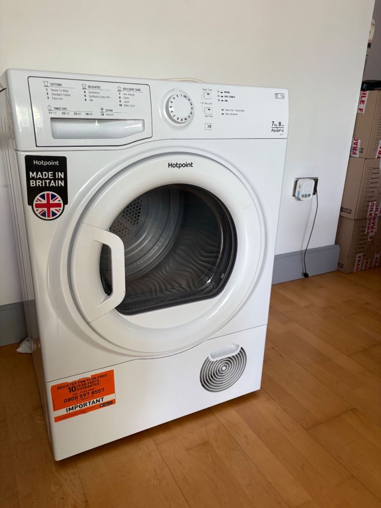 Hotpoint Tumble Dryer – White, Good Condition