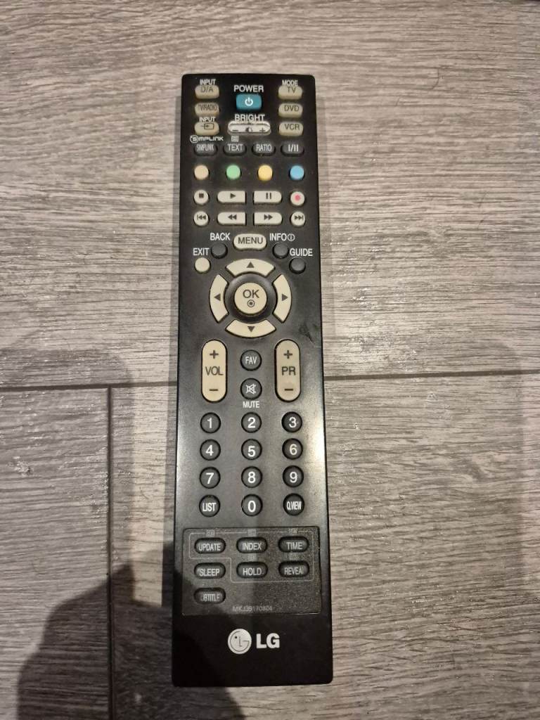 37" LG TV and wall bracket