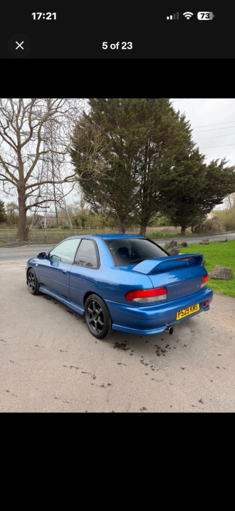 IMPREZA STI TYPE R 2 door rare please read QUICK SALE LOWER PRICE NEED MONEY  