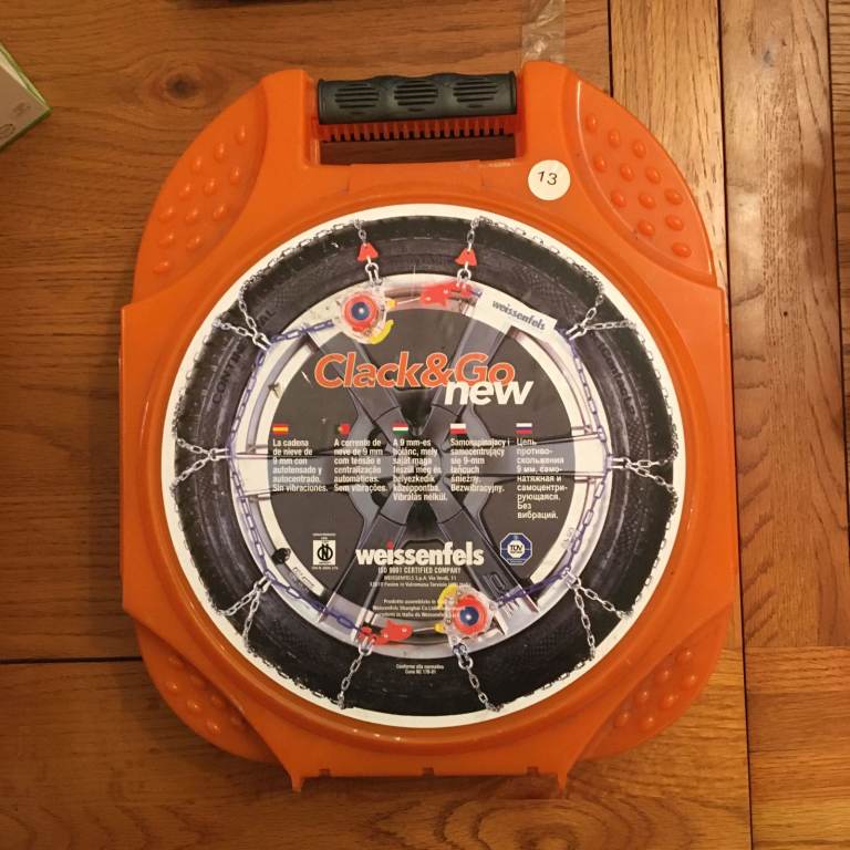 Car Tire Chains - M43-4 snow chains, Fit Various 13, 14 & 15 inch rims