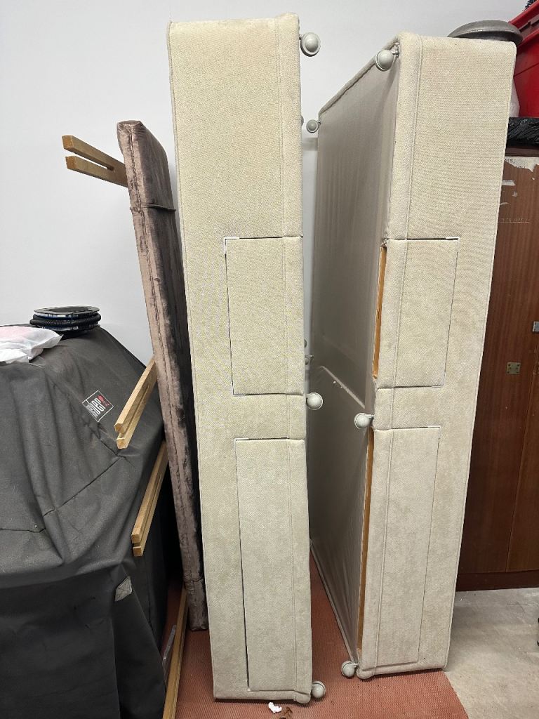 Super Kingsize double divan base and head board