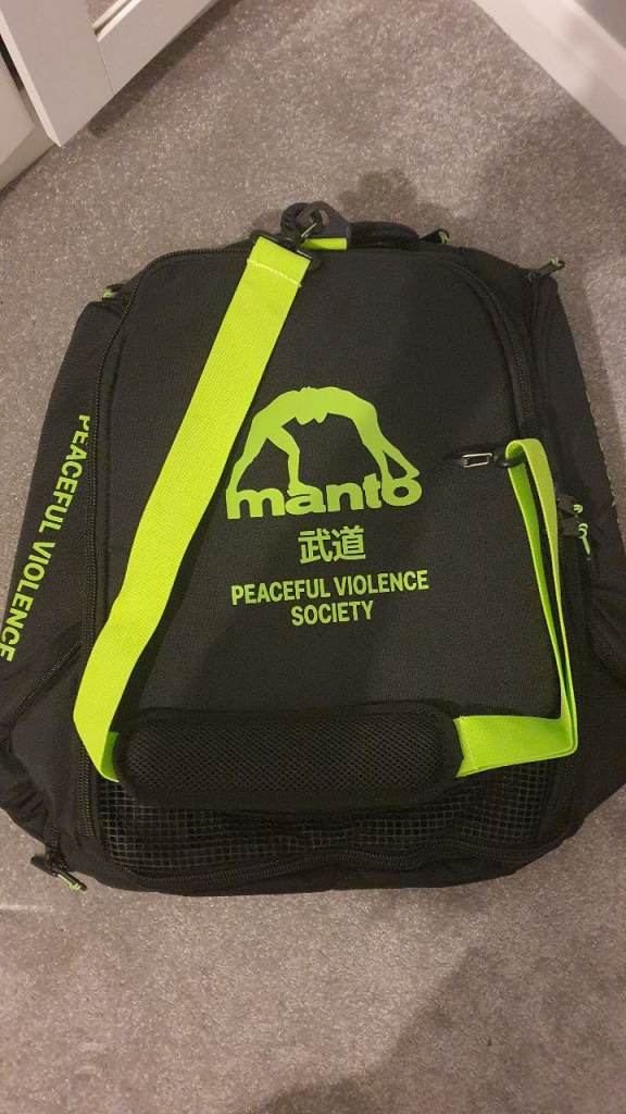 Backpack Manto SOCIETY Convertible XL Black-green