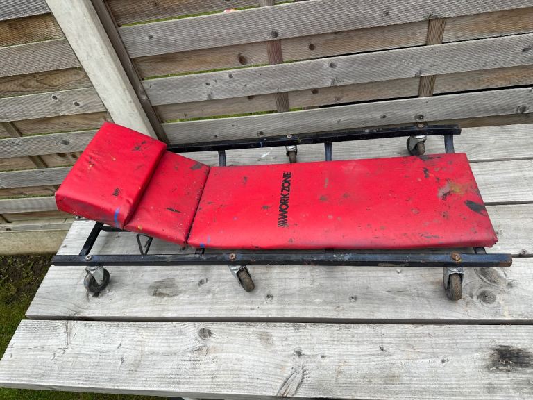 Garage mechanics creeper trolley