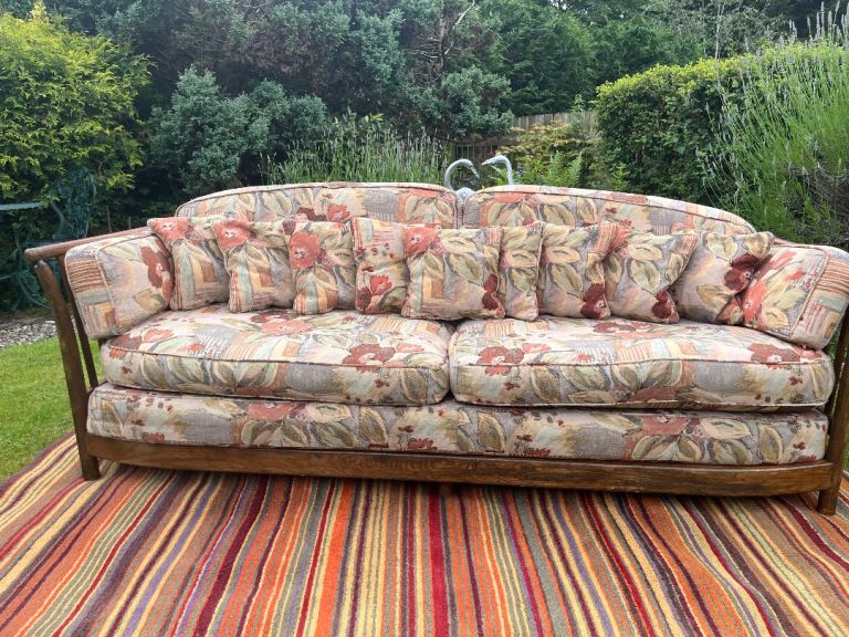  Vintage Genuine Ercol Renaissance 3 seater sofa