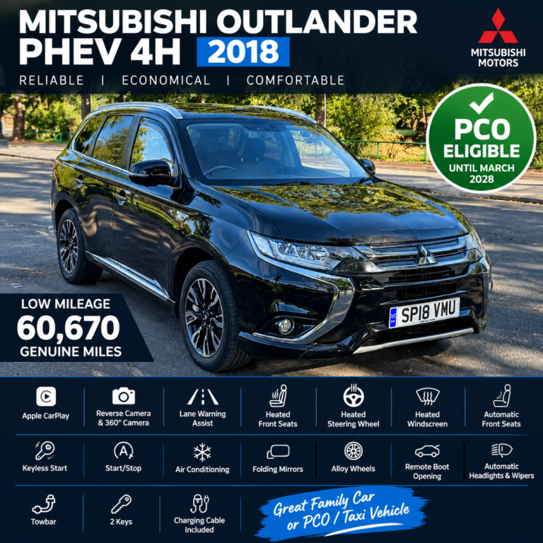 Mitsubishi, OUTLANDER, Estate, 2018, Other, 1998 (cc), 5 doors
