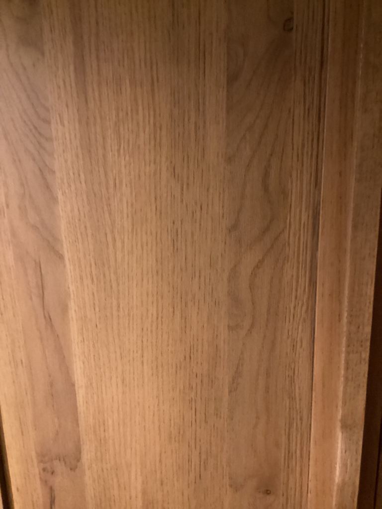 Solid oak  very heavy wardrobe excellent condition