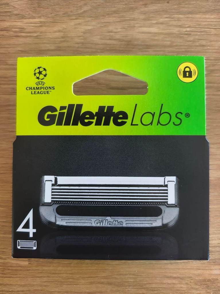 Brand new Gillette Labs Razor Refill Packs - Pack of 4