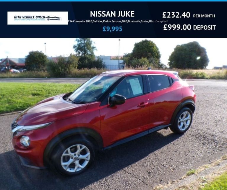 2020 Nissan Juke 1.0 DiG-T N-Connecta 5dr HATCHBACK Petrol Manual