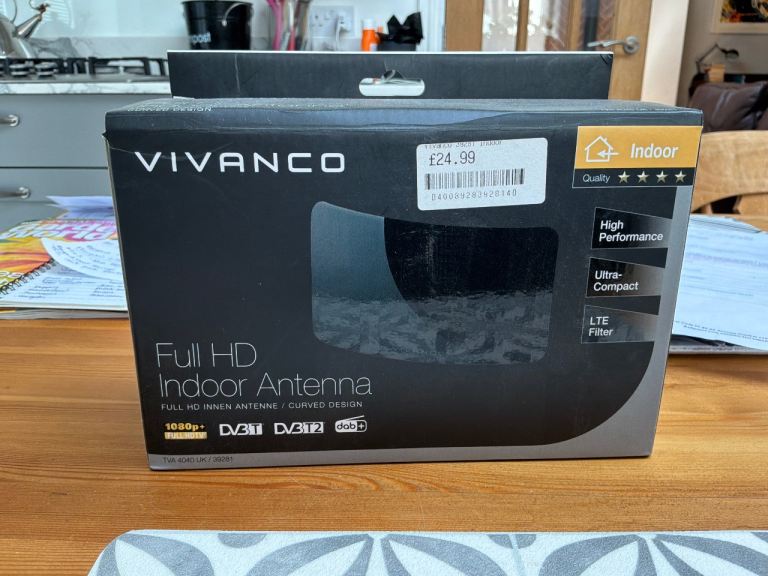 Vivanco Full HD Indoor Antenna - Brand New
