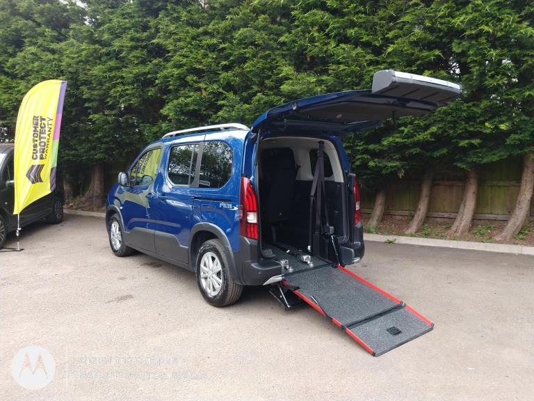 2020 Peugeot Rifter 1.5 Blue Allure 5dr Diesel Wheelchair Accessible Vehicle.