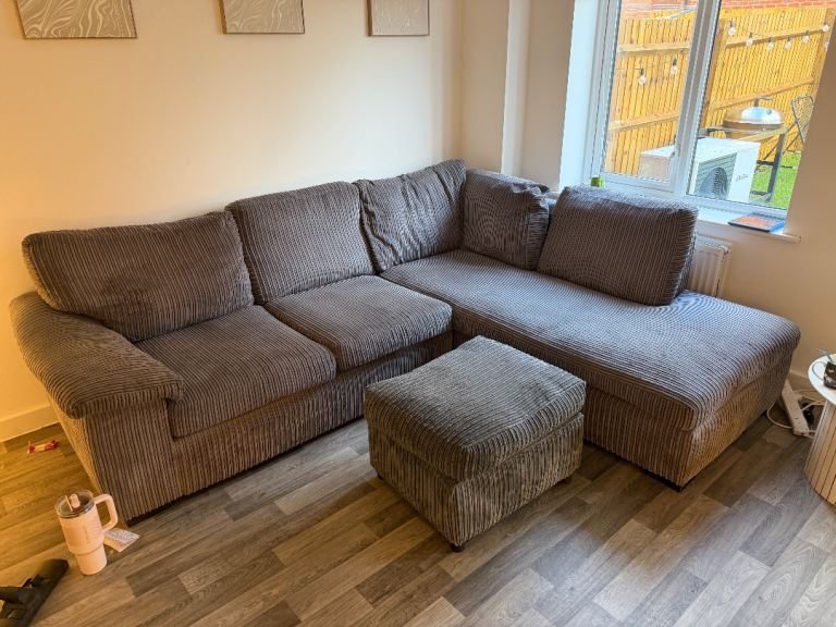 Grey corner sofa 